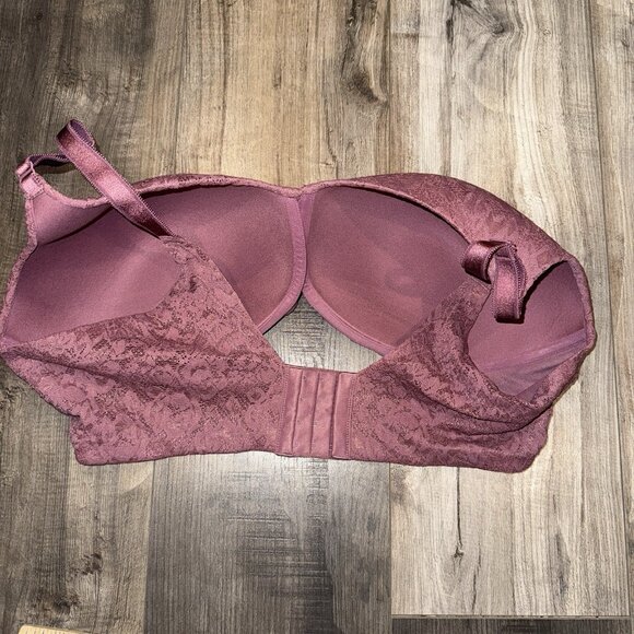 Torrid Curve Wire-free 360 Lace Purple Bra 42DD - Picture 2 of 4